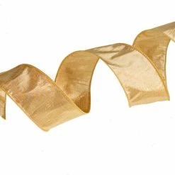 Budget π The π Christmas Palace Ribbon & Bows 2.5" X 10YD GOLD METALLIC DUPION RIBBON π 5 The Christmas Palace Ribbon & Bows 2.5