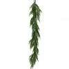 The Christmas Palace 5 FT NATURAL TOUCH NORFOLK PINE GARLAND UNLIT Garlands