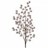 The Christmas Palace 26" PINK METALLIC BERRY BRANCH SET OF 6
