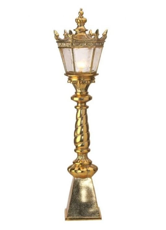 Promo βοΈ The π Christmas Palace 24" GOLD LED GILDED ORNATE LAMP POST BATTERY OPERATED π 1 The Christmas Palace 24" GOLD LED GILDED ORNATE LAMP POST BATTERY OPERATED