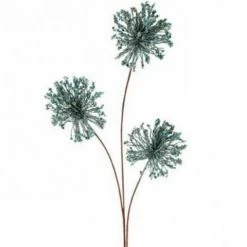 The Christmas Palace 31" AQUA STARBURST PICK SET OF 6