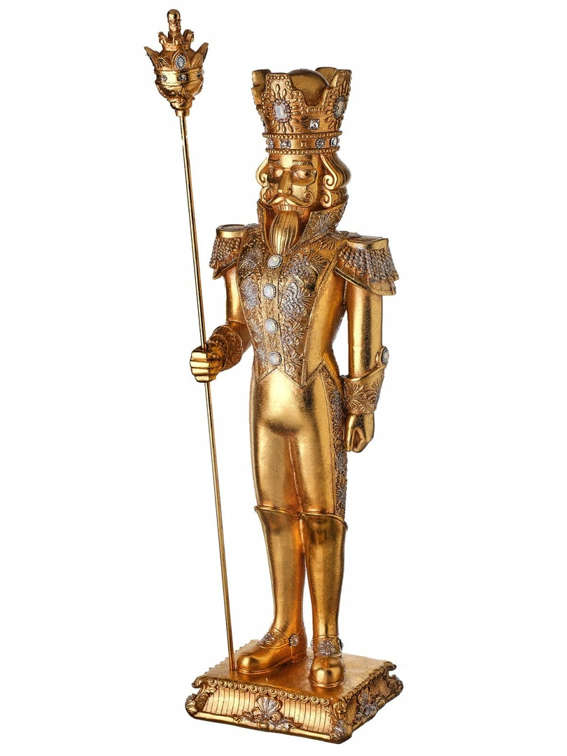 Wholesale π The π Christmas Palace 6 FT GOLDEN NUTCRACKER WITH STAFF π₯° 2 The Christmas Palace 6 FT GOLDEN NUTCRACKER WITH STAFF