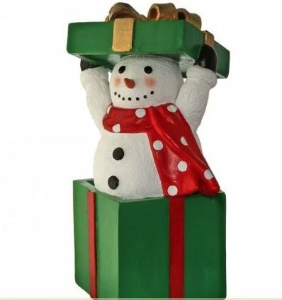 New βοΈ The π Christmas Palace 2 FT SNOWMAN KNEELING IN A GREEN GIFT BOX π 1 The Christmas Palace 2 FT SNOWMAN KNEELING IN A GREEN GIFT BOX