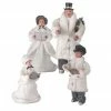 The Christmas Palace 16" WINTER CAROLLERS SET OF 4