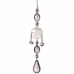 The Christmas Palace Christmas Ornaments 10" LAVENDER ACRYLIC PASTEL DROP ORNAMENT SET OF 6