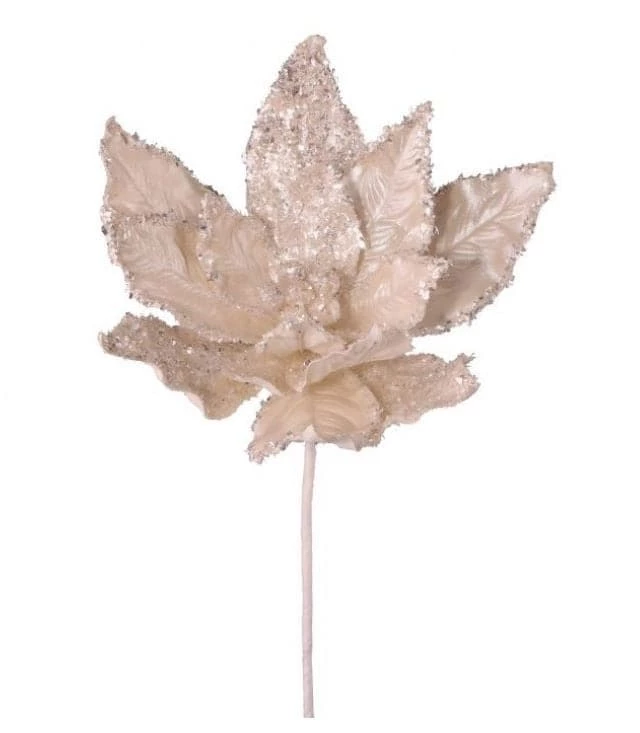 Discount π― The π Christmas Palace 24" SILVER FLAKE METALLIC POINSETTIA STEM SET OF 6 π 1 The Christmas Palace 24" SILVER FLAKE METALLIC POINSETTIA STEM SET OF 6