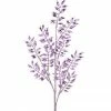 The Christmas Palace 30" LAVENDER METALLIC LEAF BRANCH SET OF 6