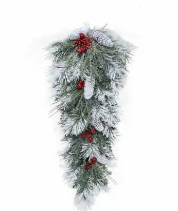 Flash Sale β The π Christmas Palace 32" FROSTED PINE CONE FRESH BERRY TEARDROP Garlands π 1 The Christmas Palace 32" FROSTED PINE CONE FRESH BERRY TEARDROP Garlands
