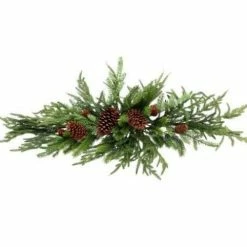 The Christmas Palace Garlands 3.5 FT REAL TOUCH NORFOLK SPRUCE PINECONE SWAG