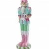 The Christmas Palace 4 FT PASTEL CANDY NUTCRACKER OVERSIZED DECOR