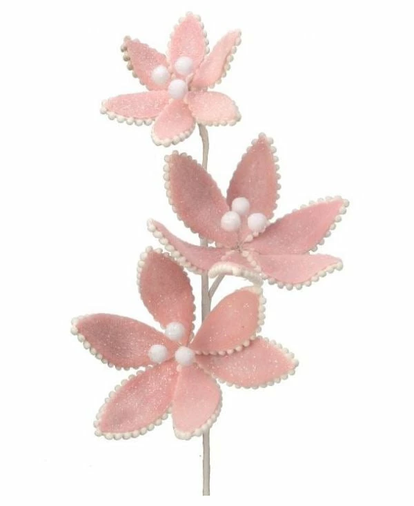 Promo π The β Christmas Palace Stems & Picks 24" PINK FROSTED TRIPLE π¬ CANDY POINSETTIA STEM SET OF 6 π 2 The Christmas Palace Stems & Picks 24" PINK FROSTED TRIPLE CANDY POINSETTIA STEM SET OF 6