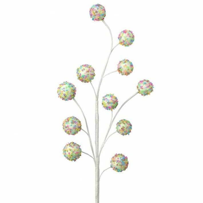 Hot Sale π The β Christmas Palace Stems & Picks 27" MULTI SPRINKLES π¬ CANDY BALL SPRAY SET OF 12 π 1 The Christmas Palace Stems & Picks 27" MULTI SPRINKLES CANDY BALL SPRAY SET OF 12