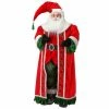 The Christmas Palace Santas 4.5 FT "MERRY KISSMAS" STANDING SANTA