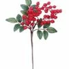 The Christmas Palace 14" RED BERRY PICK SET OF 12 Stems & Picks