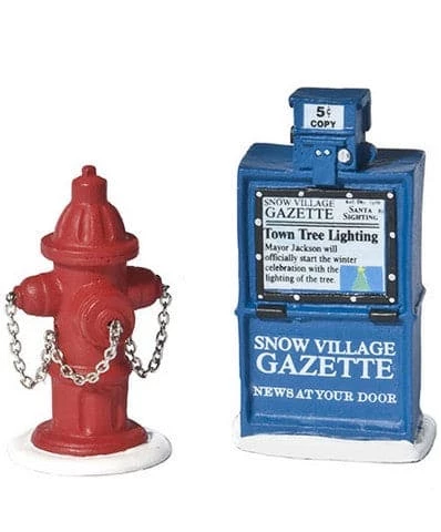 Brand new β The π Christmas Palace VILLAGE ACCESSORY FIRE HYDRANT PAPER BOX Department 56 π― 1 The Christmas Palace VILLAGE ACCESSORY FIRE HYDRANT PAPER BOX Department 56