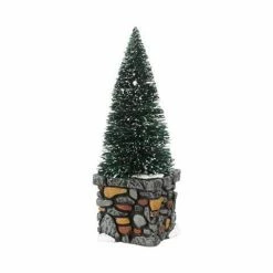 The Christmas Palace Department 56 VILLAGE ACCESSORY LIMESTONE TOPIARIES PACK OF 2