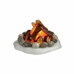 The Christmas Palace VILLAGE ACCESSORY LIT FIRE PIT Department 56