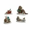 The Christmas Palace Department 56 VILLAGE ACCESSORY FRIENDLY NEIGHBORS PACK OF 4