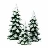 The Christmas Palace VILLAGE ACCESSORY WINTER PINES SET OF 3 Department 56