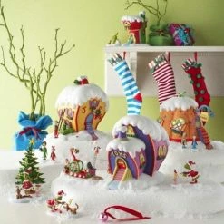 The Christmas Palace GRINCH VILLAGE WELCOME CHRISTMAS Department 56