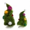 The Christmas Palace GRINCH VILLAGE WONKY TREES SET OF 2