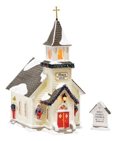 Top 10 π₯ The π Christmas Palace SNOW VILLAGE HOLY FAMILY CHURCH π 1 The Christmas Palace SNOW VILLAGE HOLY FAMILY CHURCH