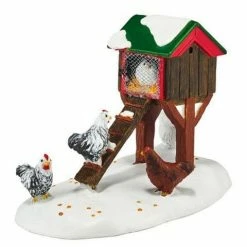 The Christmas Palace Department 56 VILLAGE ACCESSORIES MISTLETOE FARM CHICKEN HOUSE