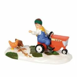 The Christmas Palace SNOW VILLAGE MORNING CHORES Retired Dept. 56