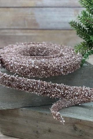 Brand new π The π Christmas Palace 1" X 3YD ROSE GOLD TINSEL GARLAND RIBBON Ribbon & Bows π₯ 1 The Christmas Palace 1" X 3YD ROSE GOLD TINSEL GARLAND RIBBON Ribbon & Bows