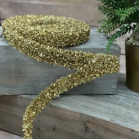 Buy π The β Christmas Palace 1" X 3YD GOLD TINSEL GARLAND RIBBON Ribbon & Bows β€οΈ 1 The Christmas Palace 1" X 3YD GOLD TINSEL GARLAND RIBBON Ribbon & Bows