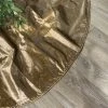 The Christmas Palace 72" CAPPUCCINO METALLIC DUPION TREE SKIRT