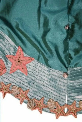 Brand new β The π Christmas Palace 64" SEA BLUE SHELL TREE π SKIRT π 1 The Christmas Palace 64" SEA BLUE SHELL TREE SKIRT