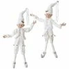 The Christmas Palace Elves 30" WHITE POSABLE ELF SET OF 2