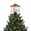 The Christmas Palace Angels & Toppers 11" CAROUSEL ANIMATED TREE TOPPER