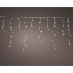 The Christmas Palace CHRISTMAS LIGHTS 24 FT EXTENSION SET COOL WHITE ICICLE 1 STRING OF 250 LED LIGHTS