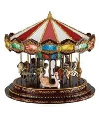 The Christmas Palace 17" MARQUEE DELUXE CAROUSEL