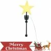 The Christmas Palace ANIMATED TREE TOPPER SANTA SLEIGH