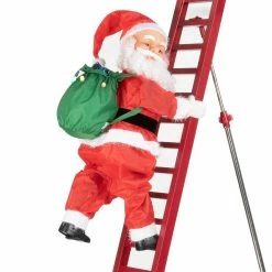The Christmas Palace 10 FT OUTDOOR CLIMBING SANTA OVERSIZED DECOR