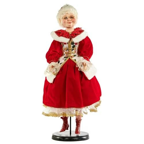 Top 10 π The π Christmas Palace 30" HOLLY MRS SANTA CLAUS DOLL WITH STAND π 1 The Christmas Palace 30" HOLLY MRS SANTA CLAUS DOLL WITH STAND