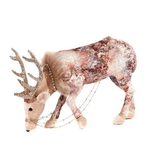 Hot Sale π The β Christmas Palace Deers, Bears & Swans 16" FLORAL JEWEL REINDEER π 1 The Christmas Palace Deers, Bears & Swans 16" FLORAL JEWEL REINDEER