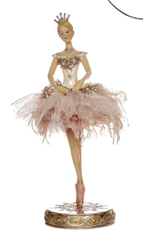 Cheapest π The π Christmas Palace 11" PINK FLUFFY BALLERINA π₯ 1 The Christmas Palace 11" PINK FLUFFY BALLERINA