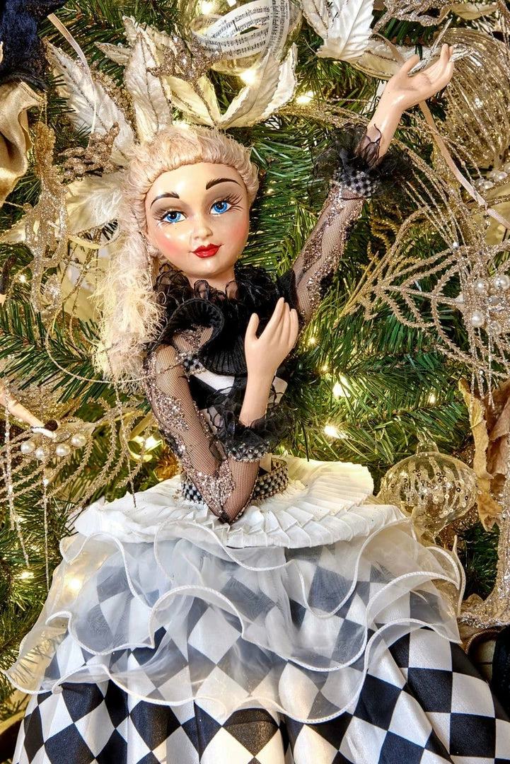Flash Sale π The π Christmas Palace 26" COMMEDIA PIERROT LADY DOLL π 3 The Christmas Palace 26" COMMEDIA PIERROT LADY DOLL