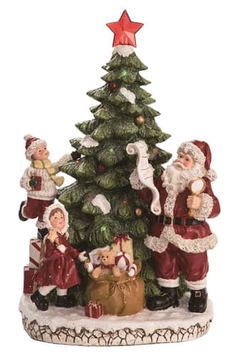 Best deal π The π Christmas Palace 17" LIGHT UP TREE WITH SANTA β 1 The Christmas Palace 17" LIGHT UP TREE WITH SANTA