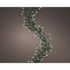 The Christmas Palace 16 FT CLUSTER STARTER SET COOL WHITE WITH 1 STRING OF 500 LED LIGHTS TRANSFORMER Pretty In Pink