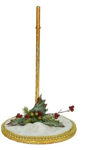 Best Pirce π₯° The π Christmas Palace 12.5" MARK ROBERTS SNOW BASE STAND 𧨠1 The Christmas Palace 12.5" MARK ROBERTS SNOW BASE STAND