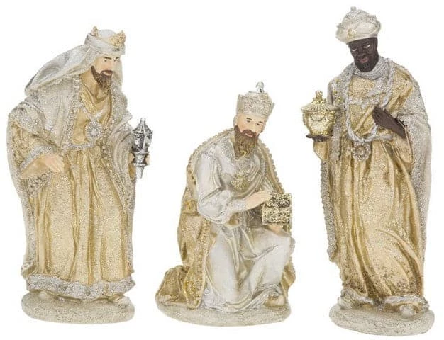 Best Sale π The π Christmas Palace MARK ROBERTS 10" SILVER & GOLD STANDING 3 KINGS Nativity & Stables π€© 1 The Christmas Palace MARK ROBERTS 10" SILVER & GOLD STANDING 3 KINGS Nativity & Stables