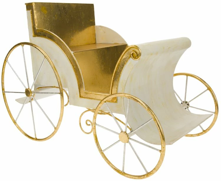 Discount π₯° The β Christmas Palace MARK ROBERTS 23" X 17.5" WHITE & GOLD CARRIAGE Sleighs & Ladders π 1 The Christmas Palace MARK ROBERTS 23" X 17.5" WHITE & GOLD CARRIAGE Sleighs & Ladders