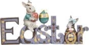 The Christmas Palace MARK ROBERTS 11" EASTER RABBIT WORD DISPLAY