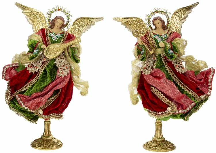 Top 10 π The π Christmas Palace Angels & Toppers MARK ROBERTS 14" FLYING ANGEL WITH BASE ASSORTED SET OF 2 π€© 1 The Christmas Palace Angels & Toppers MARK ROBERTS 14" FLYING ANGEL WITH BASE ASSORTED SET OF 2