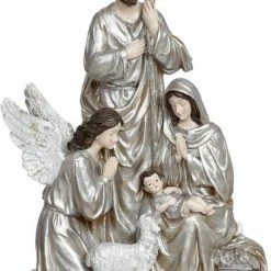 The Christmas Palace MARK ROBERTS 27" PLATINUM ANGELIC NATIVITY